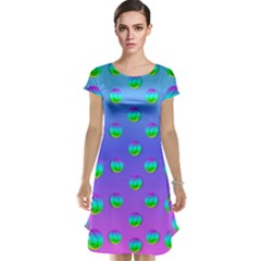 Rainbow Cats Cap Sleeve Nightdress by pepitasart