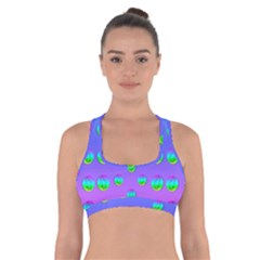 Rainbow Cats Cross Back Sports Bra by pepitasart