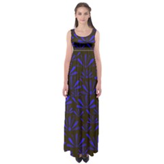 Zappwaits Flower Empire Waist Maxi Dress by zappwaits