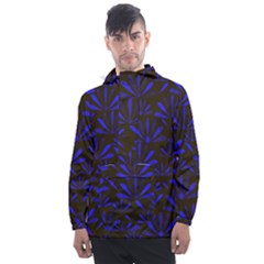 Zappwaits Flower Men s Front Pocket Pullover Windbreaker by zappwaits