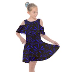 Zappwaits Flower Kids  Shoulder Cutout Chiffon Dress by zappwaits