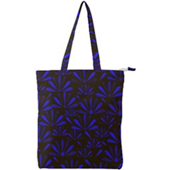 Zappwaits Flower Double Zip Up Tote Bag by zappwaits