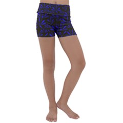 Zappwaits Flower Kids  Lightweight Velour Yoga Shorts by zappwaits