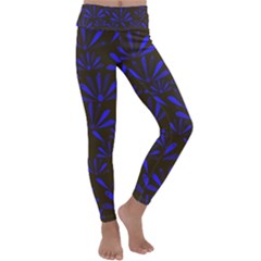 Zappwaits Flower Kids  Lightweight Velour Classic Yoga Leggings by zappwaits