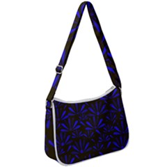 Zappwaits Flower Zip Up Shoulder Bag by zappwaits