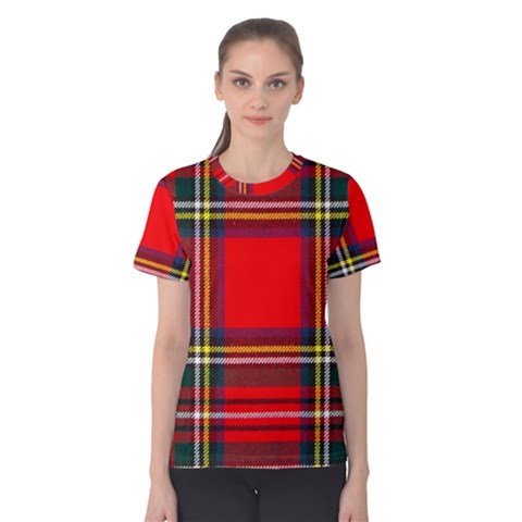 Stewart Royal Modern Heavy Weight Tartan Women s Cotton Tee by impacteesstreetwearfour