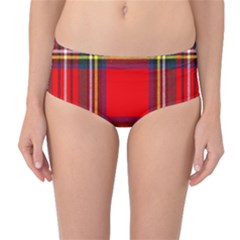 Stewart Royal Modern Heavy Weight Tartan Mid-waist Bikini Bottoms by impacteesstreetwearfour