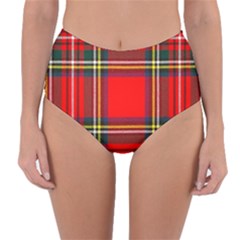 Stewart Royal Modern Heavy Weight Tartan Reversible High-waist Bikini Bottoms by impacteesstreetwearfour