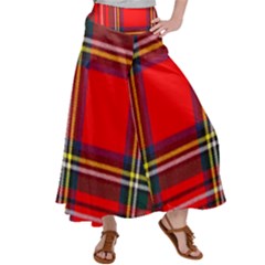 Stewart Royal Modern Heavy Weight Tartan Satin Palazzo Pants by impacteesstreetwearfour