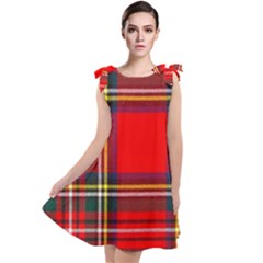 Stewart Royal Modern Heavy Weight Tartan Tie Up Tunic Dress by impacteesstreetwearfour