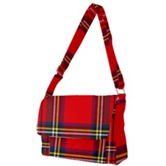 Stewart Royal Modern Heavy Weight Tartan Full Print Messenger Bag (s) by impacteesstreetwearfour