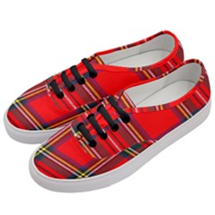 Stewart Royal Modern Heavy Weight Tartan Women s Classic Low Top Sneakers