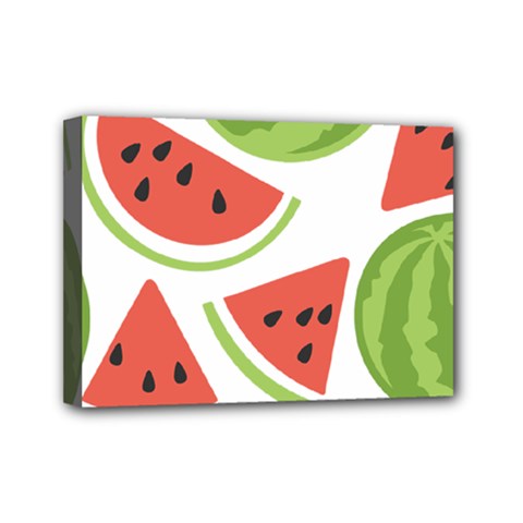 Watermelon Juice Auglis Clip Art Watermelon Mini Canvas 7  X 5  (stretched) by Vaneshart