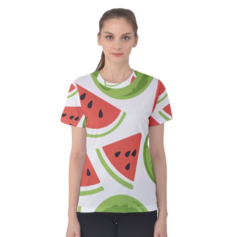 Watermelon Juice Auglis Clip Art Watermelon Women s Cotton Tee by Vaneshart