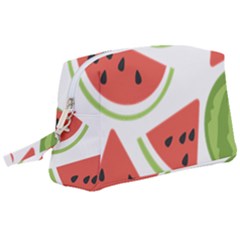 Watermelon Juice Auglis Clip Art Watermelon Wristlet Pouch Bag (large) by Vaneshart