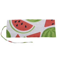 Watermelon Juice Auglis Clip Art Watermelon Roll Up Canvas Pencil Holder (s) by Vaneshart