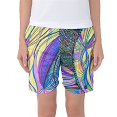 Happpy (4) Women s Basketball Shorts by nicholakarma