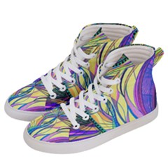 Happpy (4) Women s Hi-top Skate Sneakers by nicholakarma