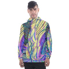 Happpy (4) Men s Front Pocket Pullover Windbreaker by nicholakarma