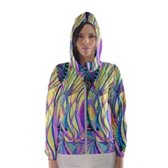 Happpy (4) Women s Hooded Windbreaker by nicholakarma