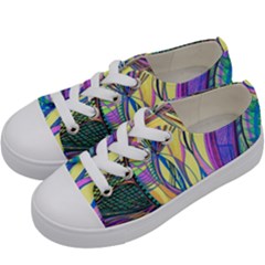 Happpy (4) Kids  Low Top Canvas Sneakers by nicholakarma