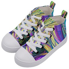 Happpy (4) Kids  Mid-top Canvas Sneakers by nicholakarma