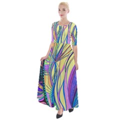 Happpy (4) Half Sleeves Maxi Dress