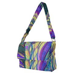 Happpy (4) Full Print Messenger Bag (m) by nicholakarma