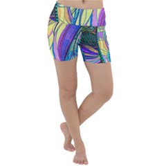 Happpy (4) Lightweight Velour Yoga Shorts by nicholakarma