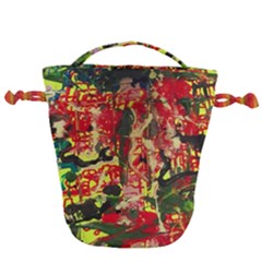 Red Country-1-2 Drawstring Bucket Bag by bestdesignintheworld