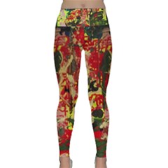 Red Country-1-2 Lightweight Velour Classic Yoga Leggings by bestdesignintheworld