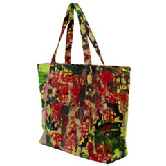 Red Country-1-2 Zip Up Canvas Bag by bestdesignintheworld