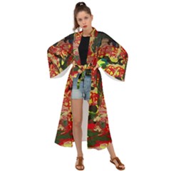 Red Country-1-2 Maxi Kimono by bestdesignintheworld