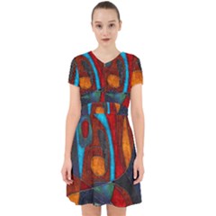 Abstract With Heart Adorable In Chiffon Dress by bloomingvinedesign