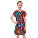 Abstract With Heart Kids  Drop Waist Dress View1