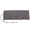 Marble Old vintage pinkish gray with bronze veins intrusions texture floor background print luxuous real marble Roll Up Canvas Pencil Holder (S) View1