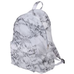 White Marble Texture Floor Background With Black Veins Texture Greek Marble Print Luxuous Real Marble The Plain Backpack by genx