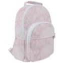 Pink Marble texture floor background with light pink veins greek marble print luxuous real marble. Rounded Multi Pocket Backpack View2