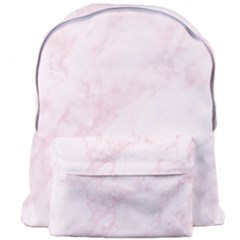 Pink Marble Texture Floor Background With Light Pink Veins Greek Marble Print Luxuous Real Marble  Giant Full Print Backpack by genx