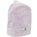 Pink Marble texture floor background with light pink veins greek marble print luxuous real marble. Zip Bottom Backpack View2