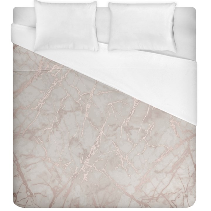 Pink Marble beige texture floor background with shinny pink veins greek marble print luxuous real marble. Duvet Cover (King Size)