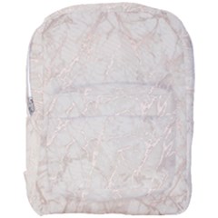 Pink Marble Beige Texture Floor Background With Shinny Pink Veins Greek Marble Print Luxuous Real Marble  Full Print Backpack by genx