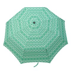 Pattern Green Folding Umbrellas