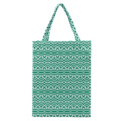 Pattern Green Classic Tote Bag by Mariart