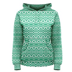 Pattern Green Women s Pullover Hoodie