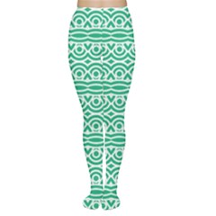 Pattern Green Tights