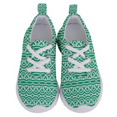 Pattern Green Running Shoes