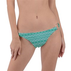 Pattern Green Ring Detail Bikini Bottom by Mariart