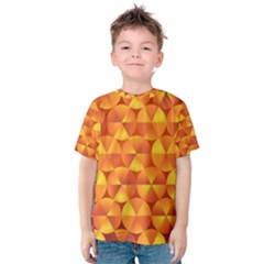 Background Triangle Circle Abstract Kids  Cotton Tee