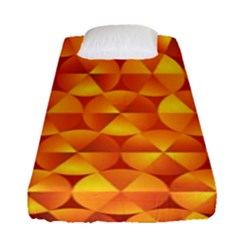 Background Triangle Circle Abstract Fitted Sheet (single Size) by HermanTelo